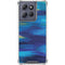 Ocean Blue Brush Stroke by Etta Vee Moto G Play 5G (2025) Clear Case